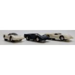 Three Eldon model motor racing/ slot car Le Mans style racing cars two Ford J 1350-14 and one
