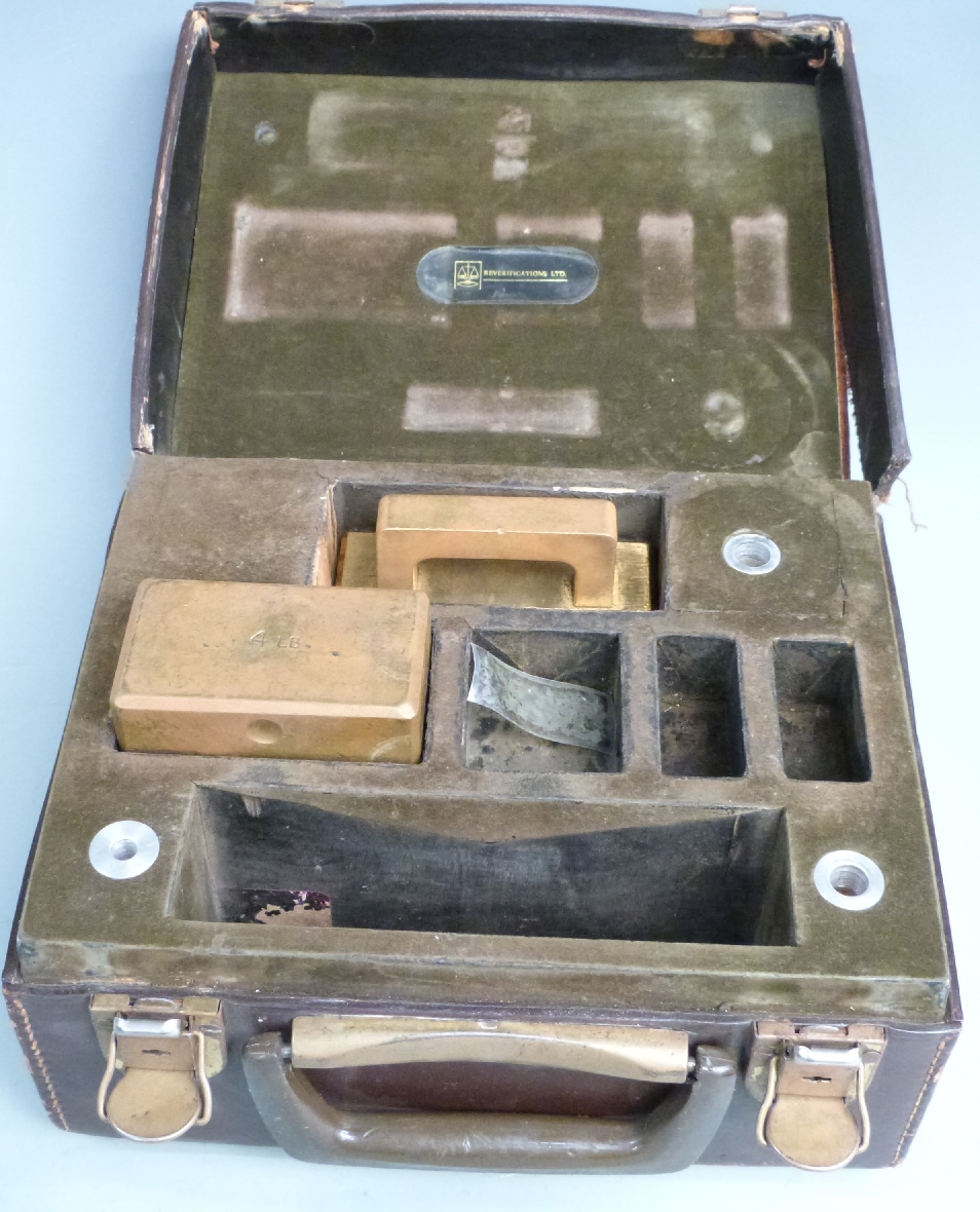 Three Monmouthshire Trading Standards cased sets of test weights by Reverifications Ltd, two 7lb - Image 2 of 12