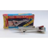 Century 21 Project SWORD Probe Force No. 2. model space rocket ship, in original box.