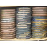 Approximately 45 9.5mm multi-reel cine films comprising 'Vagabond Queen' (3), Count of Monte