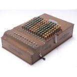 Felt & Tarrant Comptometer vintage mechanical calculator No J317834 with Super Totalizer dual