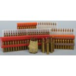 Ninety eight .270 rifle cartridges, most in cartridge holders. PLEASE NOTE THAT A VALID RELEVANT