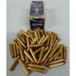 One hundred and twelve CCI .22 Maxi MAG TNT rifle cartridges, some in original box. PLEASE NOTE THAT