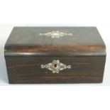 Mother-of-pearl inlaid coromandel box, width 35cm