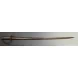 British Army 1821 pattern Light Cavalry officer's sword with G & WA maker's mark