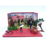 CBG Mignot diorama model Les Pompiers 568, in original display box, 19x12x10.5cm