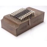 Felt & Tarrant Comptometer model H vintage mechanical calculator No 212641