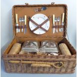 John McPherson of Inverness wicker picnic set, c1930s