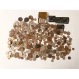 Mixed coinage, 18thC onwards including Victorian crown, silver coins etc