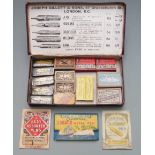 Eighteen boxes, tins and packets of various pen nibs including Joseph Gillot & Sons, Myers,