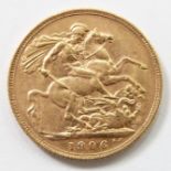 Edward VII 1906 gold full sovereign