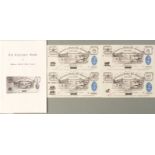Welsh banknote set comprising ten-shillings, one-pound, five-pounds and ten-pounds, nos 000066,