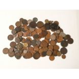 A collection of largely copper / bronze coinage, William III onwards, includes some tokens, 1832