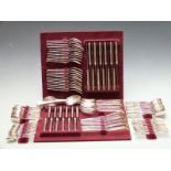 Twelve place setting canteen of silver plated cutlery marked Ess Ess