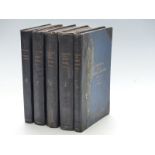 Five 1920's bound volumes of civil engineering interest correspondence relating to railways in