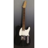 Fender Squier Telecaster crafted in Indonesia electric lead / rhythm guitar, black lacquered