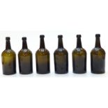 Six late 19th / early 20thC glass beer bottles embossed Nailsworth Brewery Company Limited and to