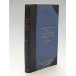 A 1920's bound volume of civil engineering interest correspondence relating to the Waimakariri river