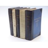Five 1920's bound volumes of civil engineering interest correspondence relating to the
