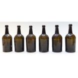 Six late 19th / early 20thC glass beer bottles embossed Nailsworth Brewery Company Limited,