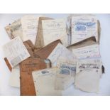 A quantity of circa 1930's to 1950's local Stroud and Gloucestershire interest ephemera, most