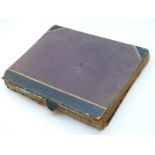 A 19thC photograph/ scrap album including Marlow and Henley, includes large format pictures etc