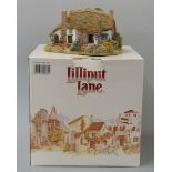Four Lilliput Lane models in boxes