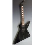 Peavey Rotor EXP electric lead / rhythm guitar in lacquered black finish with ivory effect trim, '