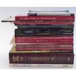 Christie's, Sotheby's and other auction catalogues and reference books, most relating to pottery,