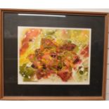 Susan Gooding two abstract watercolours one titled 'A New Regime', both signed and dated, one 1989