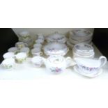 Wedgwood Sandon pattern dinner and tea ware, mostly six place settings, approximately 60 pieces, and