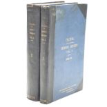 Two 1920's bound volumes of civil engineering interest correspondence relating to railways to