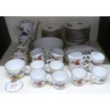 Royal Worcester 'Evesham' teaware and a small quantity of floral decorated Royal Worcester,