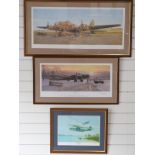 Two USAAF interest signed limited edition prints comprising Philip West Those Golden Moments (35/
