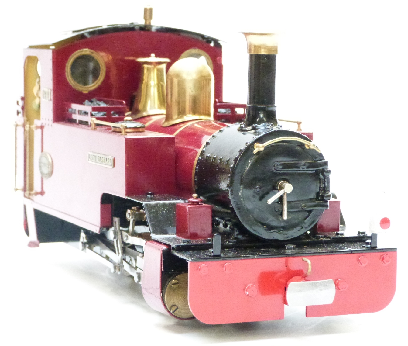 Roundhouse Lady Anne 32mm gauge 0-6-0 live steam garden railway locomotive and tender 'Lady Barbara' - Image 5 of 8