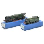 Two Hornby Dublo 00 gauge BR locomotives EDL12 4-6-2 Duchess of Montrose 46232 and EDL17 tank 68,