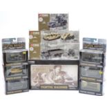 Ten Corgi diecast model military vehicles comprising Fighting Machines including set CSCW21004 and