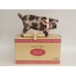 Steiff Spotted Pig 301926 replica, limited edition of 3000, 40cm long in original box with