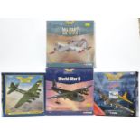 Four Corgi The Aviation Archive 1:144 scale diecast model aeroplanes World War II War In The Pacific