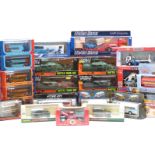 Twenty-six diecast model commercial vehicles including Exclusive First Editions (EFE), Atlas