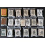 Nineteen packs of De la Rue and Goodall patterned back playing cards. All c1900