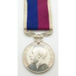 Royal Air Force Long Service and Good Conduct medal named to 446438 F Richardson RAF