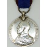 George V Royal Fleet Reserve Long Service and Good Conduct Medal named to 154135 W Newman, RFR