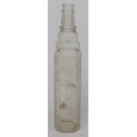 Essolube glass oil bottle