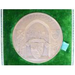 Cased Royal Mint Cunard interest medal, struck for the commissioning of the Queen Mary 1936, in