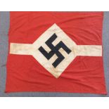 WWII Third Reich German Nazi flag, 140 x 115cm