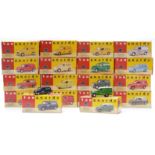 Eighteen Vanguards Classic Commercial Vehicles 1:43 scale diecast model vans, all in original boxes.