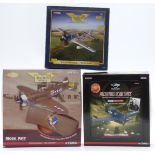 Three Corgi 1:72 scale diecast model aeroplanes limited edition The Aviation Archive Nose Art