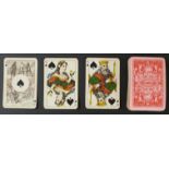 Dondorf, Frankfurt, Germany playing cards. Rhineland pattern. Standard courts. Aces each have 2