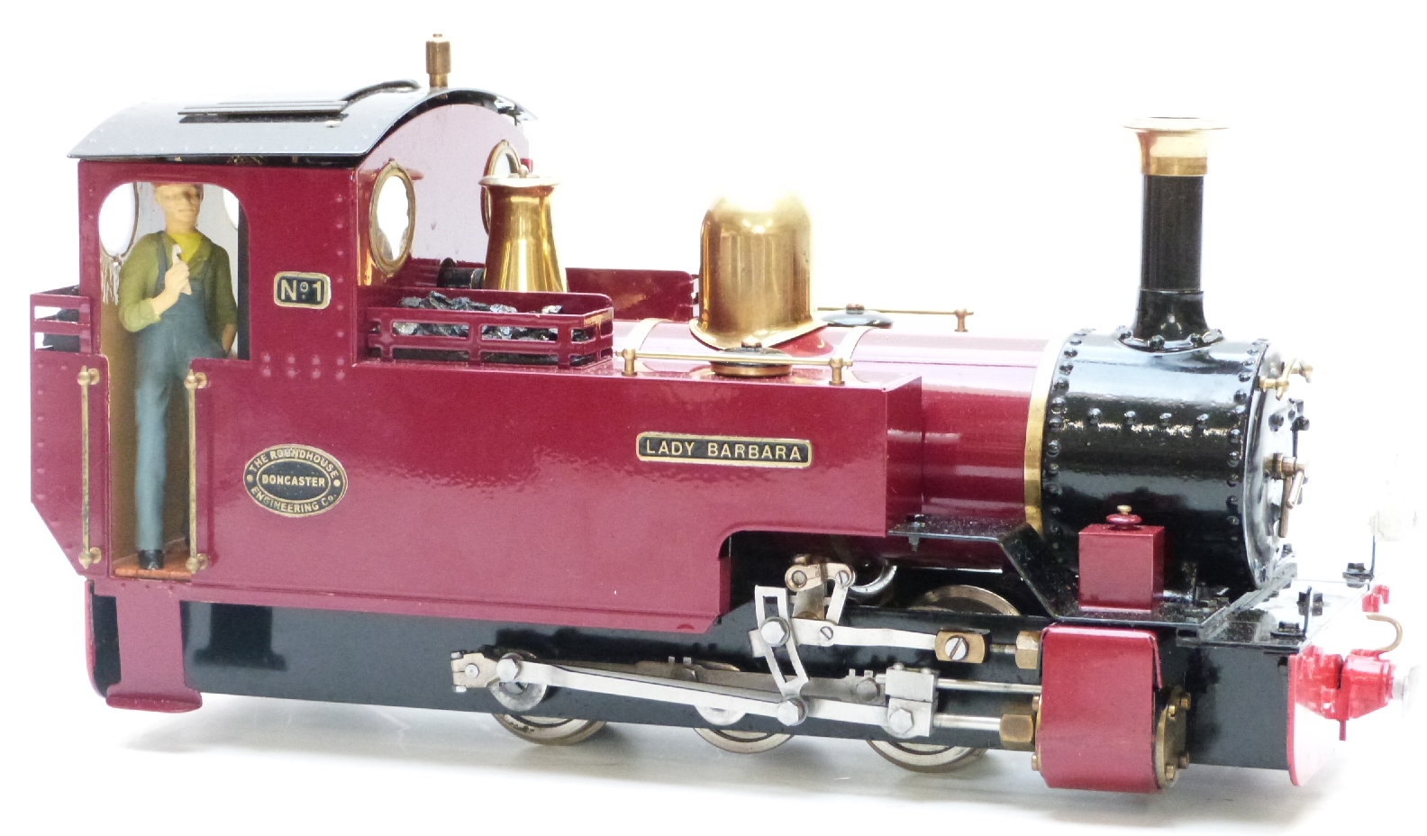 Roundhouse Lady Anne 32mm gauge 0-6-0 live steam garden railway locomotive and tender 'Lady Barbara' - Image 3 of 8